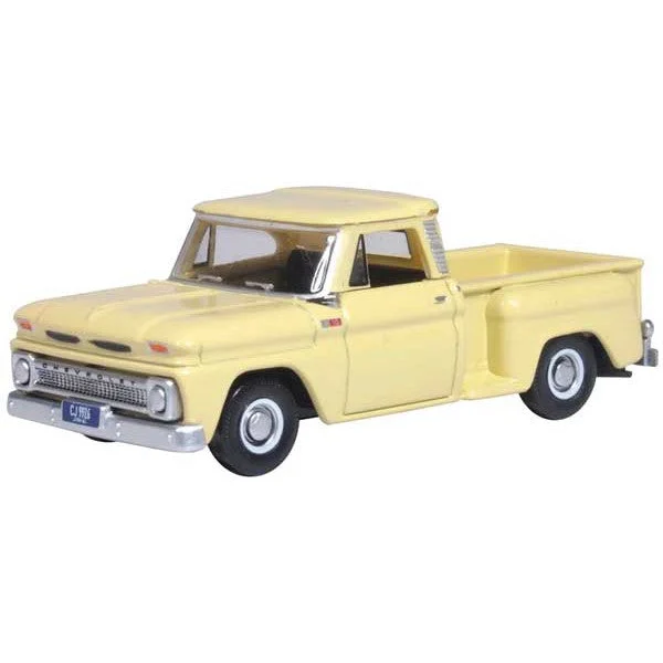Oxford HO Scale Chevrolet Stepside Pickup 1965 Yellow - Oxford Diecast