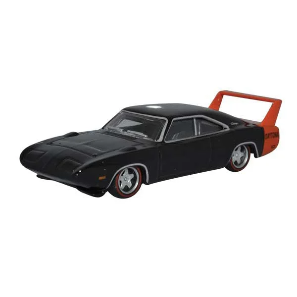 Oxford HO Scale Dodge Charger Daytona 1969 Black - Oxford Diecast