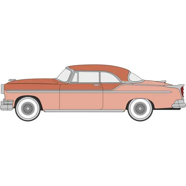 Oxford HO Scale Chrysler New Yorker Deluxe St. Regis 1955 Desert Sand / Canyon Tan - Oxford Diecast