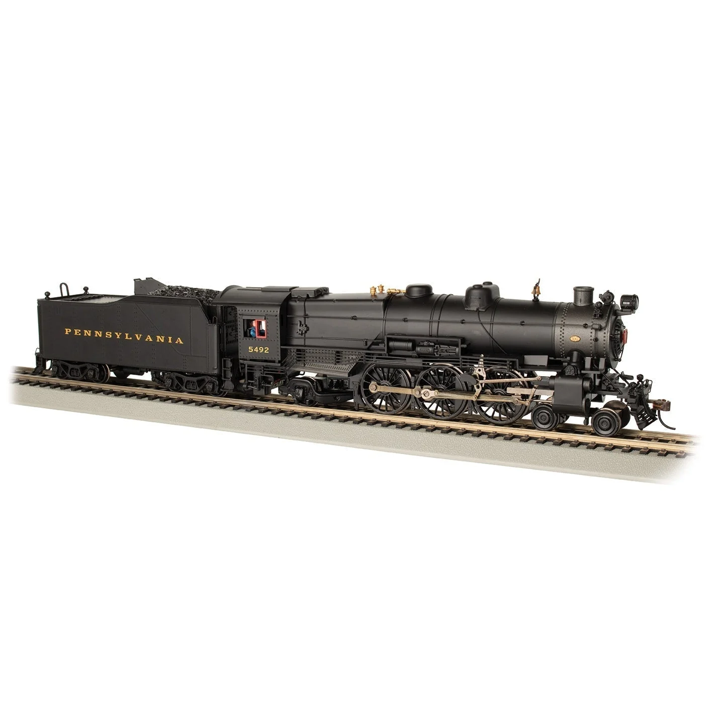 Bachmann HO Scale PRR K4 4-6-2 Steam Loco #5492 w/Slat Pilot/DCC Sound - BAC84406