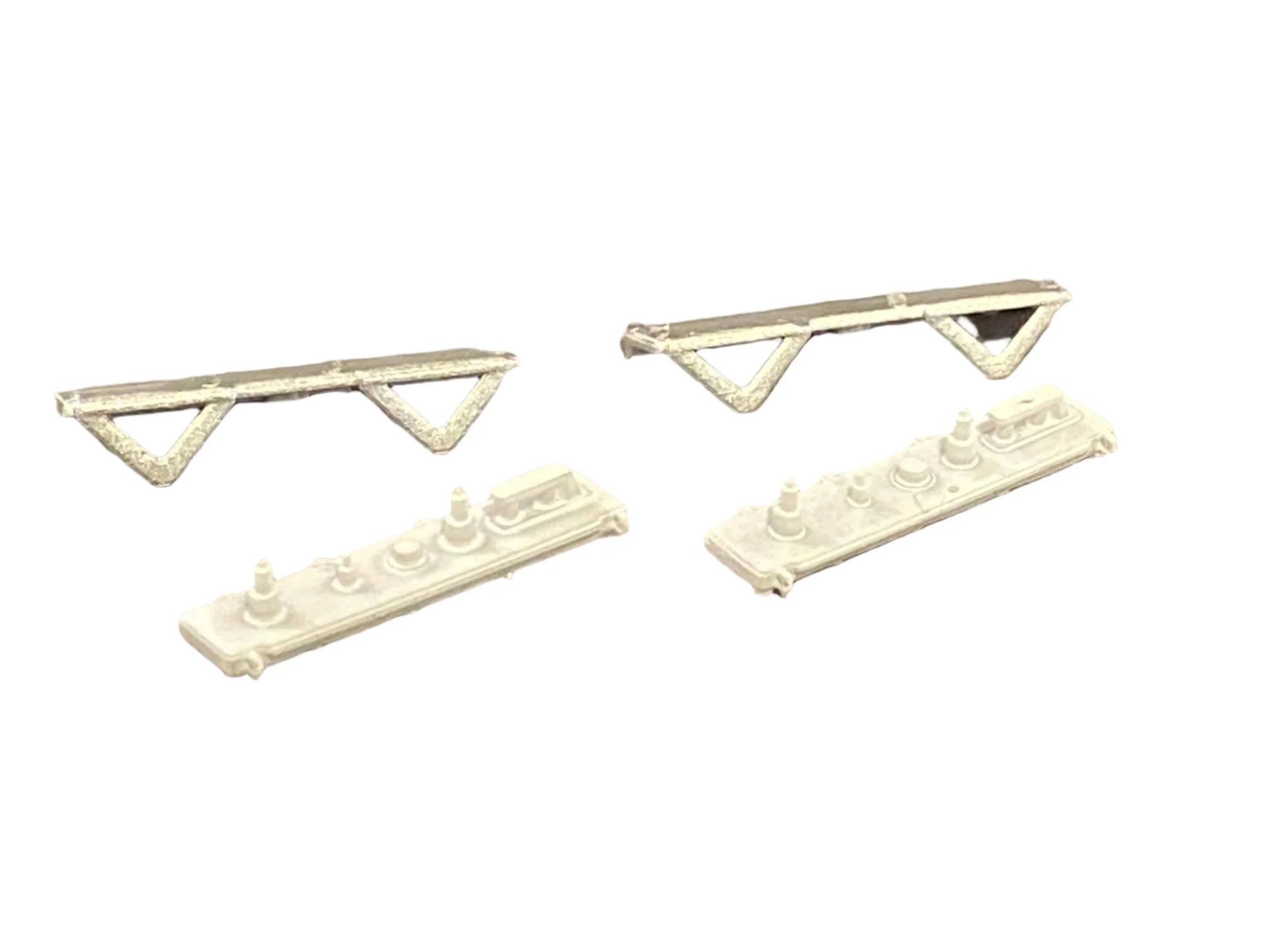 Mac Rail HO PTC "V" Stand & Array (BNSF #2) - Mac Rail Products