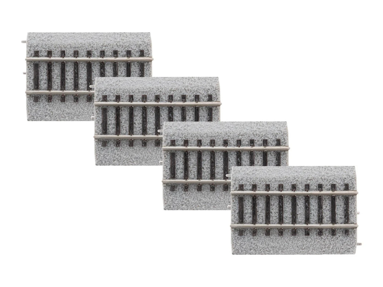 Lionel HO Scale 3" Straight MagneLock Track (4) - 8768034