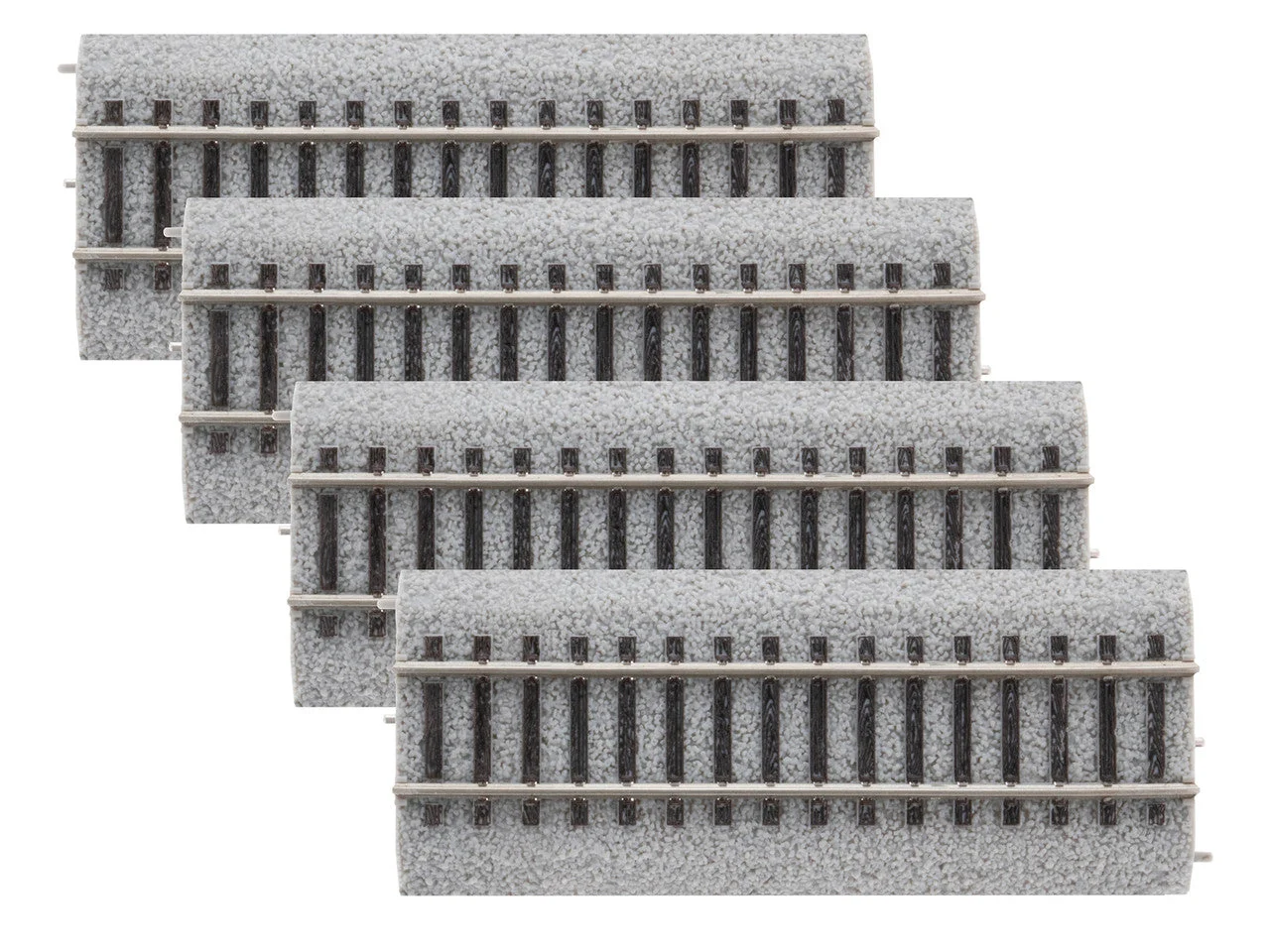 Lionel HO Scale 4.5" Straight MagneLock Track (4) - 8768044