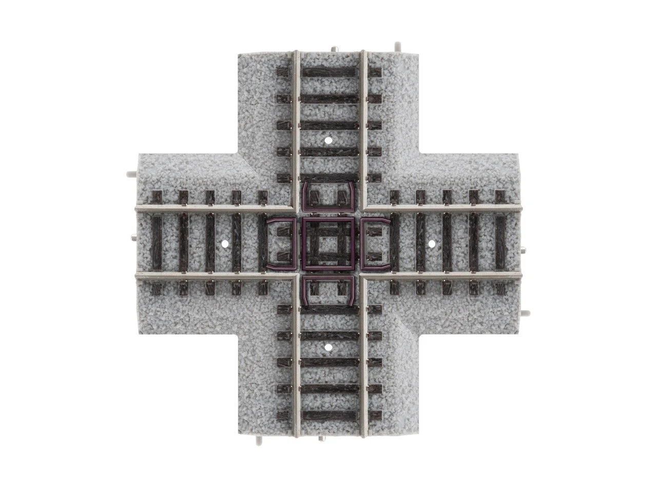 Lionel HO Scale 90 Degree Magnelock Track Crossing - 8768090