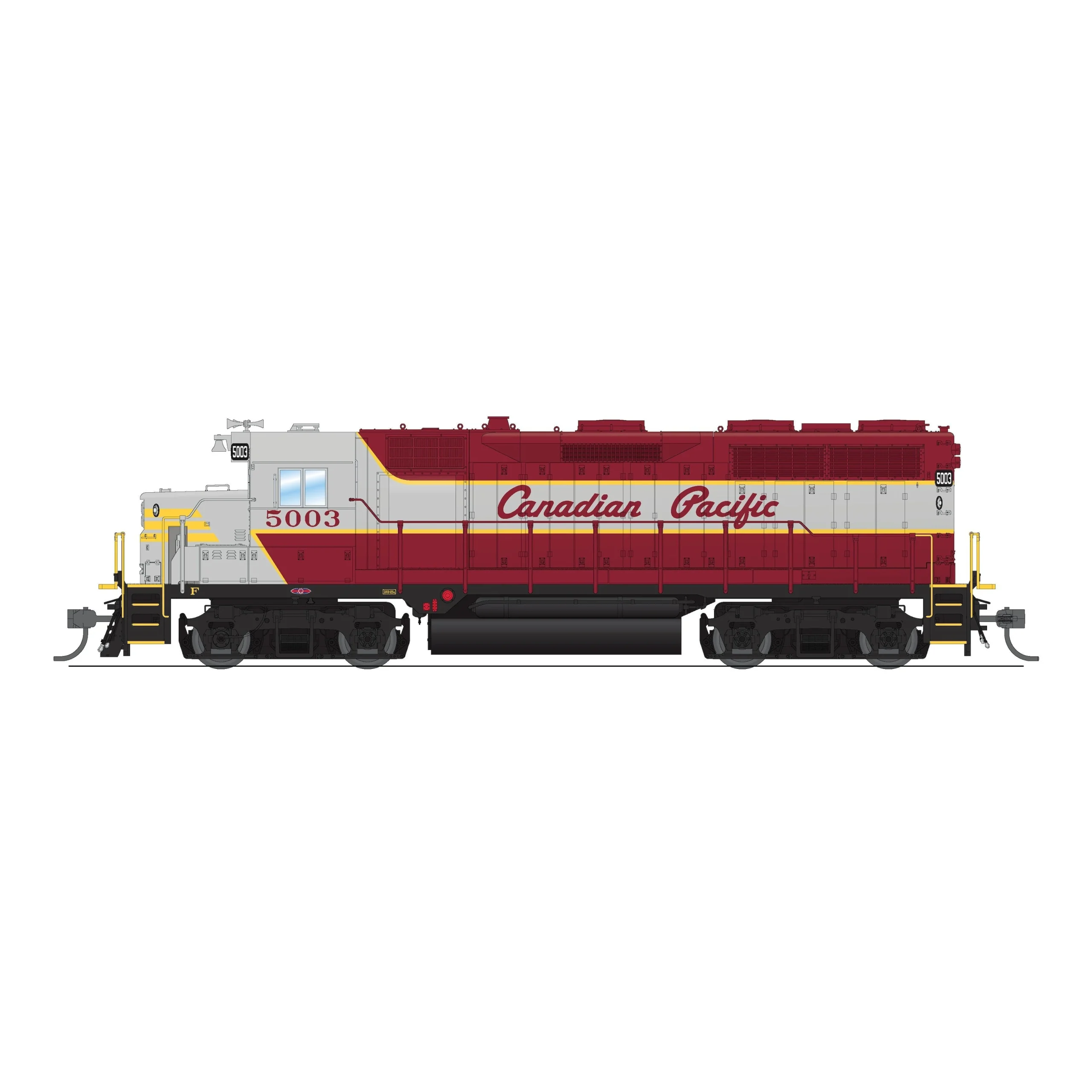 Broadway Limited HO Scale EMD GP35 CP 5010 Maroon & Gray Paragon4 Sound/DC/DCC HO
