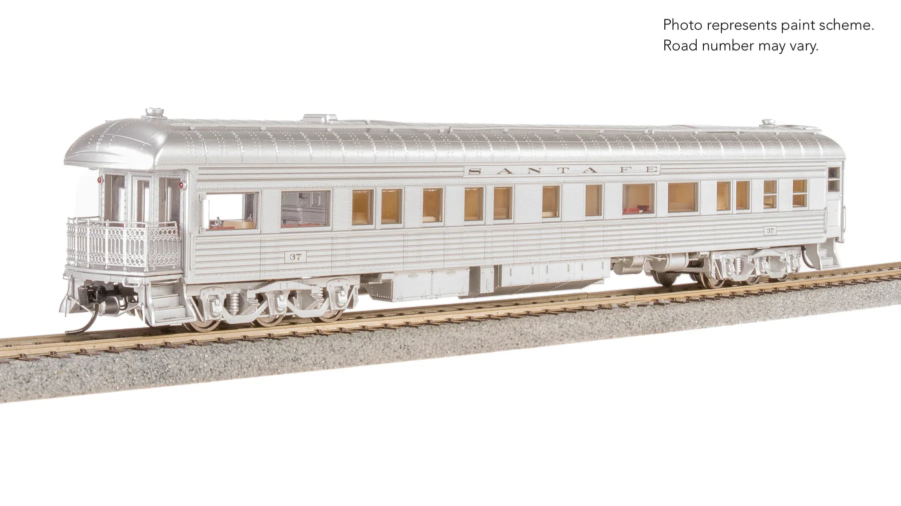 Broadway Limited HO Santa Fe ATSF #37 Heavyweight Business Car | BLI8950