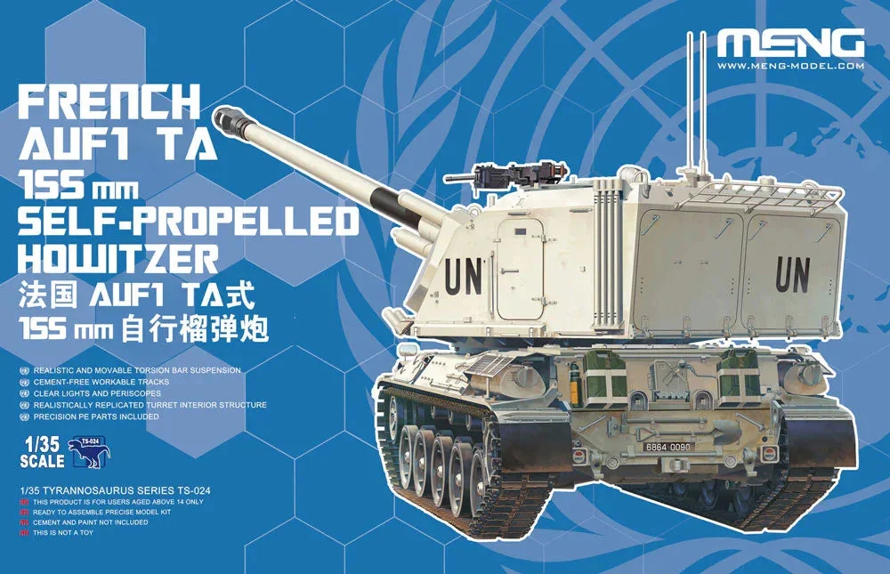 1/35 Meng French AUF1 TA 155mm Self-Propelled Howitzer - TS024