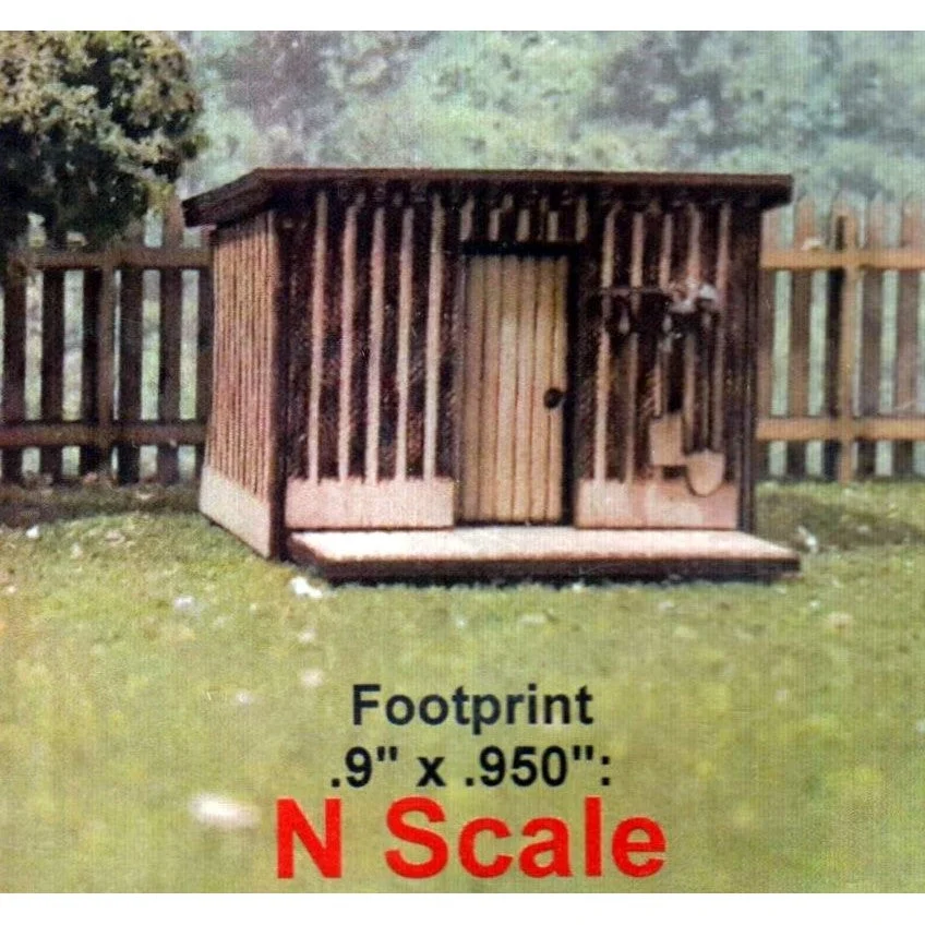 Osborn Models N Scale Tool Shed Small 3115