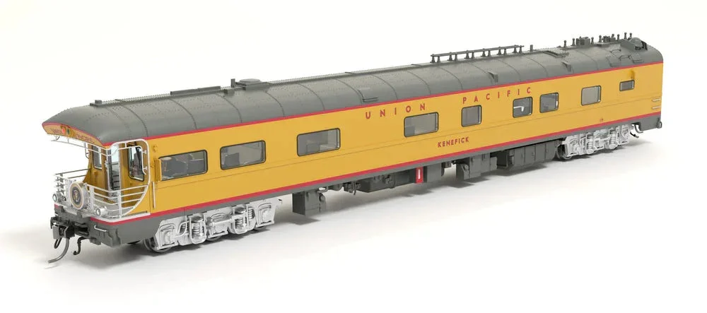 HO Broadway Ltd Union Pacific Business Car, UP #119 "Kenefick", "George Bush Funeral Train" Drumhead 9014
