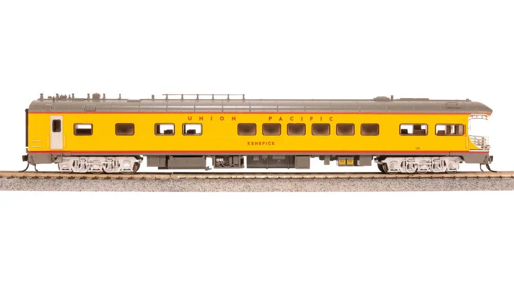 HO Broadway Ltd Union Pacific Business Car, UP #119 "Kenefick", "Spirit of the Union Pacific" Drumhead 9015