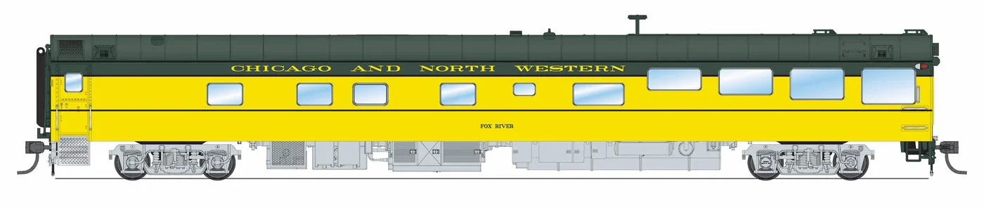 Broadway Limited HO CNW Chicago & North Western Fox River Track Inspection Car - 9107