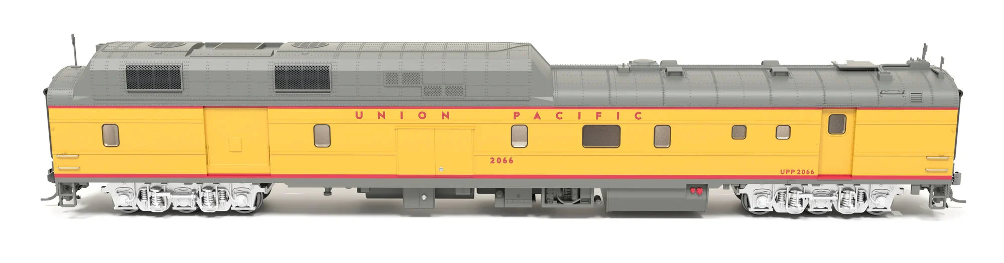 Broadway Limited HO Scale Union Pacific Power Car #2066 w/ Roof Antenna and Sound - 9122