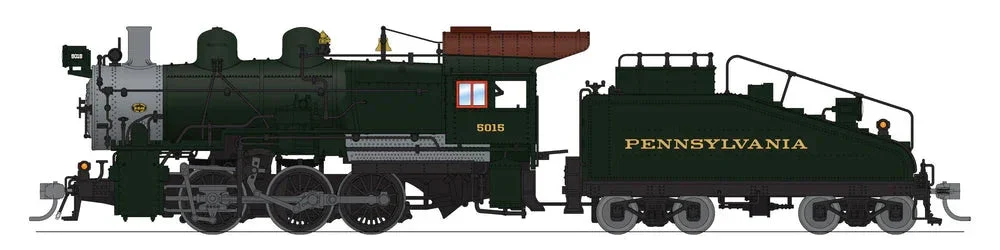 HO Broadway Ltd PRR B6sb 0-6-0, #5015, Pre-War Appearance, 60S66A Tender, No-Sound/DCC-Ready