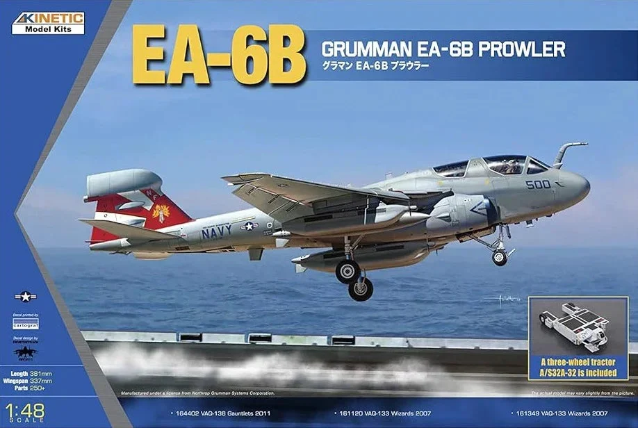 1/48 Kinetic EA-6B Prowler w/ Tractor 48044