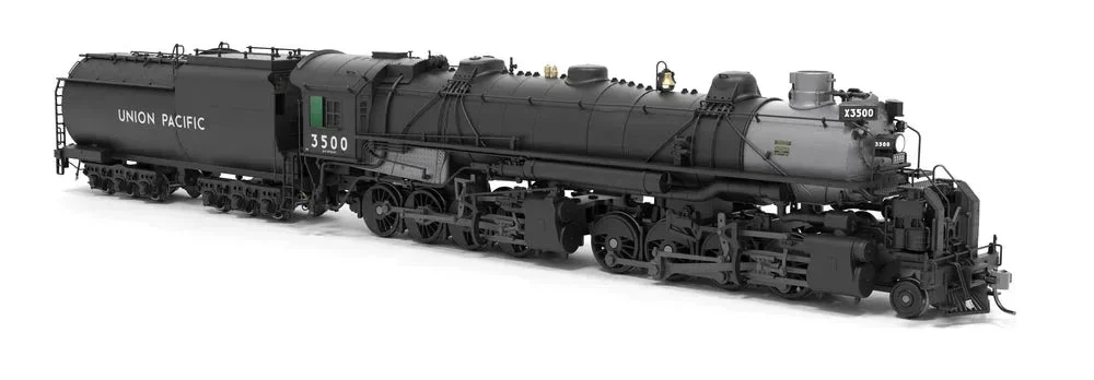 HO Broadway Ltd Union Pacific 2-8-8-0 "Bullmoose", SA-C-2, #3500, Post-1944 Appearance W/ 5SA FWH, No-Sound / DCC-Ready