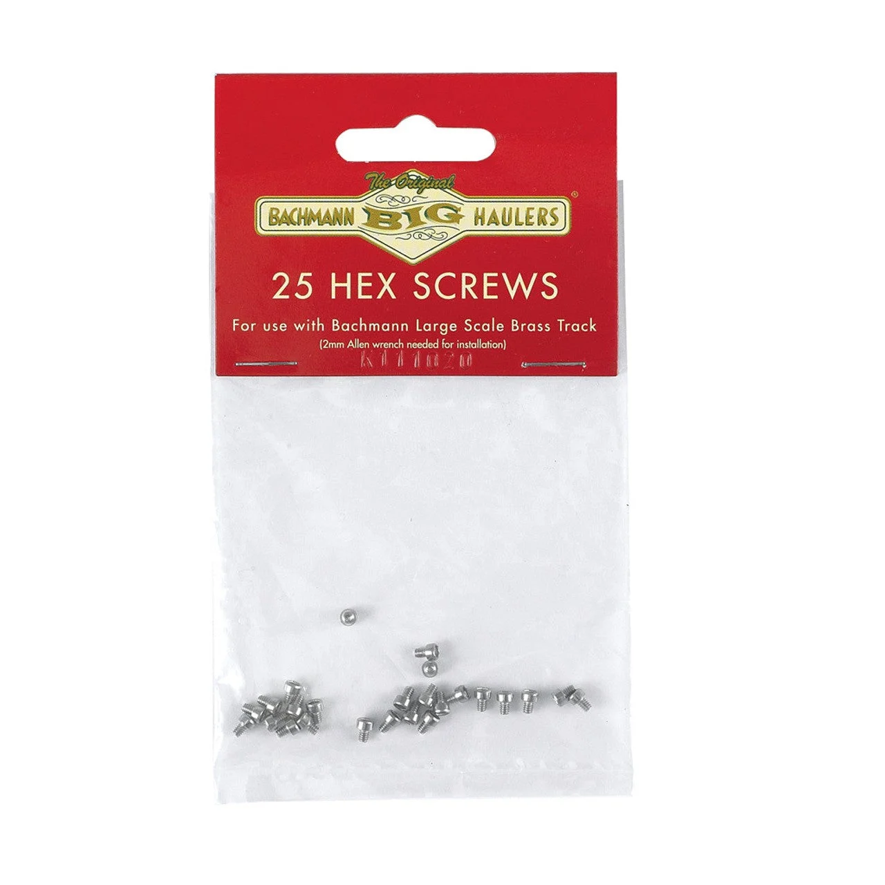 Bachmann G Stainless Steel Hex Screws 25 Pack - BAC94656
