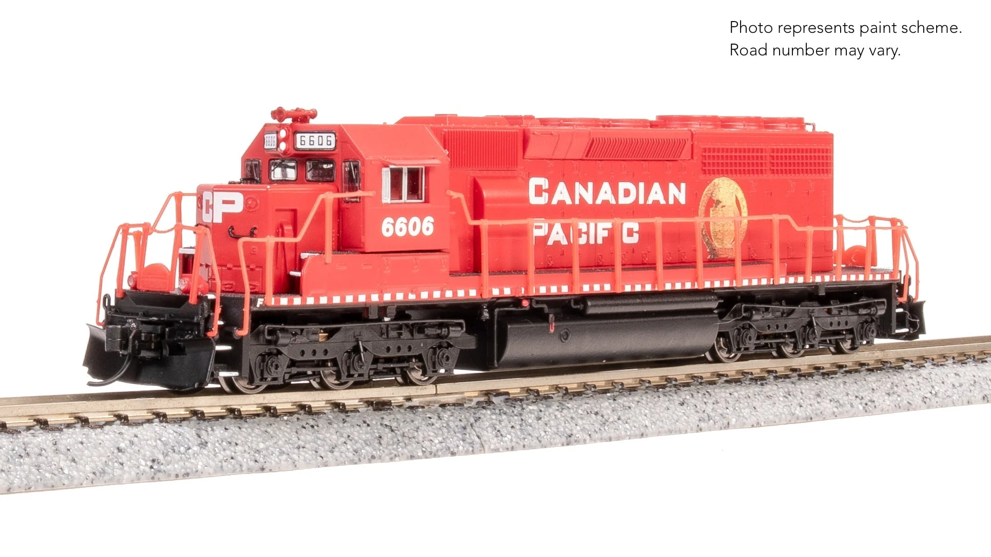 Broadway Limited 9484 EMD SD40-2, CP 6606, Golden Beaver Scheme, No-Sound / DCC-Ready, N