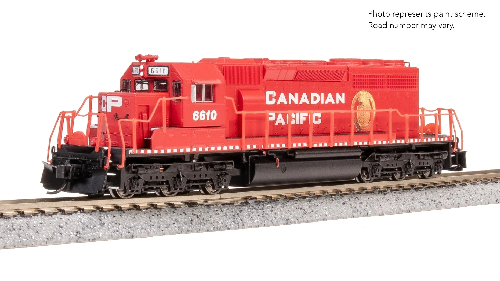 Broadway Limited 9485 EMD SD40-2, CP 6610, Golden Beaver Scheme, No-Sound / DCC-Ready, N