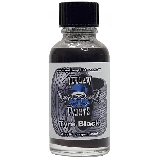 Outlaw Paints Tyre Black