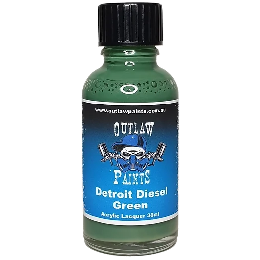 Outlaw Paints Detroit Diesel Green