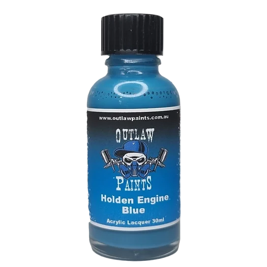 Outlaw Paints Holden Engine Blue