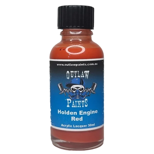 Outlaw Paints Holden Engine Red