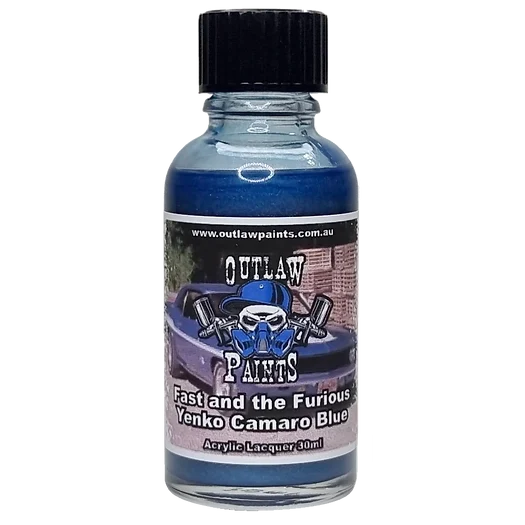 Outlaw Paints Metallic Fast & Furious Yenko Camaro Blue