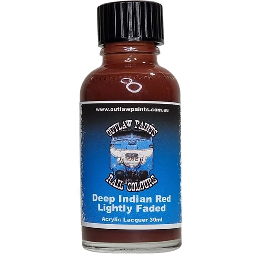 Outlaw Paints Deep Indian Red Lightly Faded