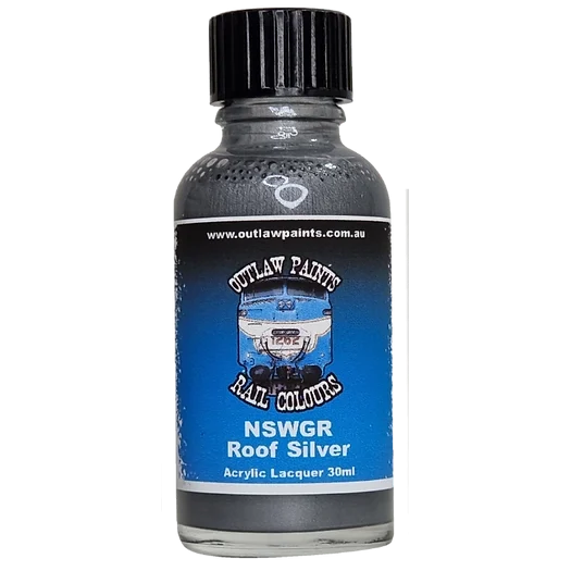 Outlaw Paints Metallic NSWGR Roof Silver