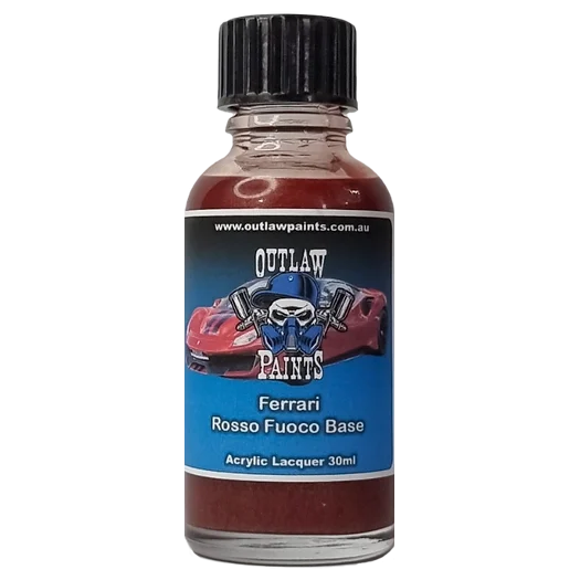 Outlaw Paints Metallic Ferrari Rosso Fuoco Base
