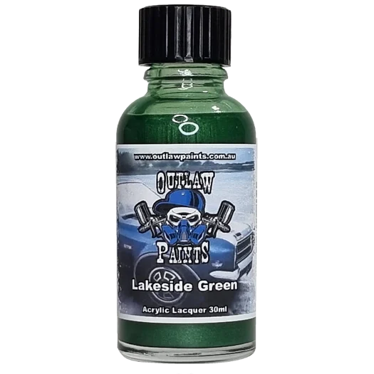 Outlaw Paints Metallic Lakeside Green