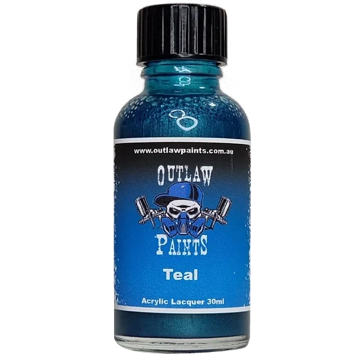 Outlaw Paints Metallic Teal