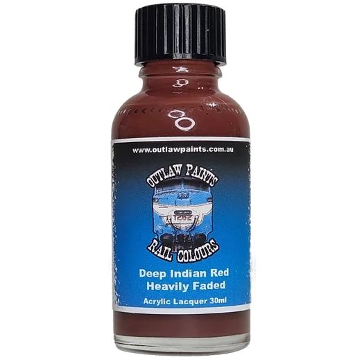 Outlaw Paints Deep Indian Red Heavily Faded