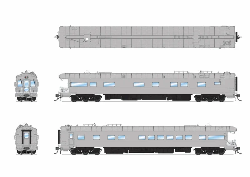 Broadway Limited HO Scale UP Business Car #101 Undecorated - 9596