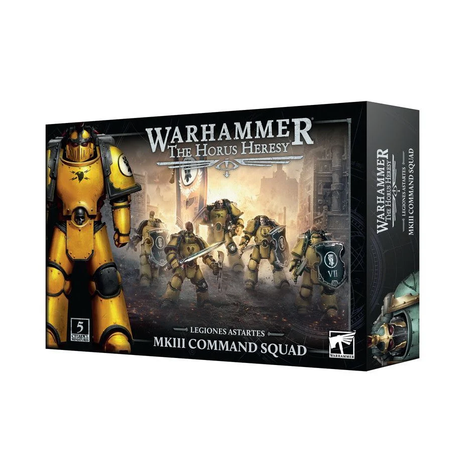 Games Workshop Warhammer The Horus Heresy Legions Imperialis Legiones Astartes MKIII Command Squad