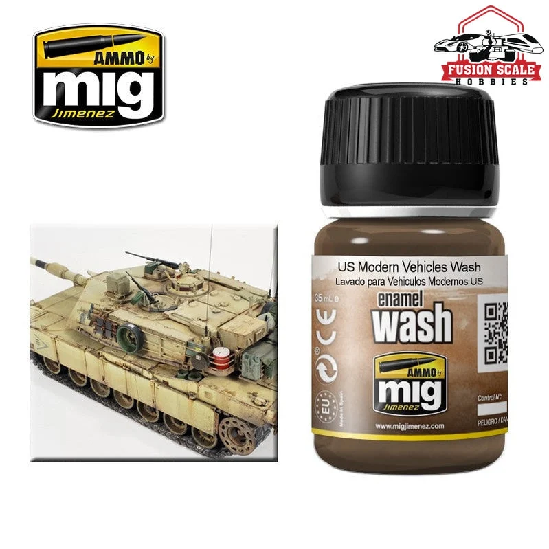 Ammo Mig Jimenez Enamel Wash US Modern Vehicles Wash AMIG1007