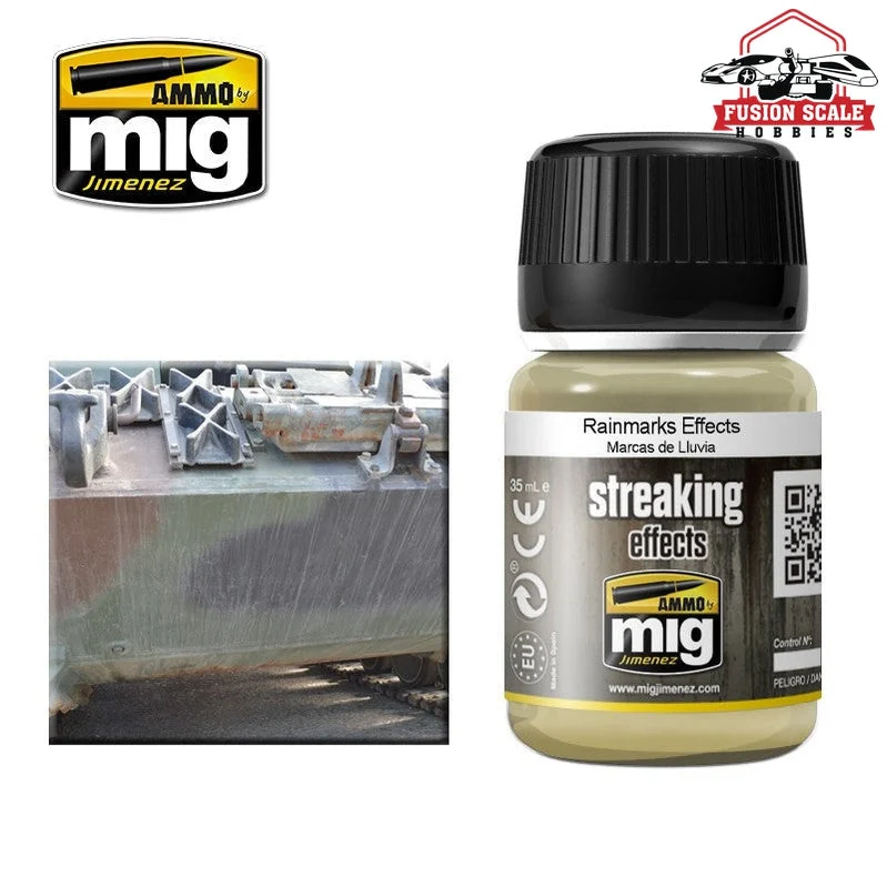 Ammo Mig Jimenez Enamel Streaking Grime Rainmarks Effects AMIG1208