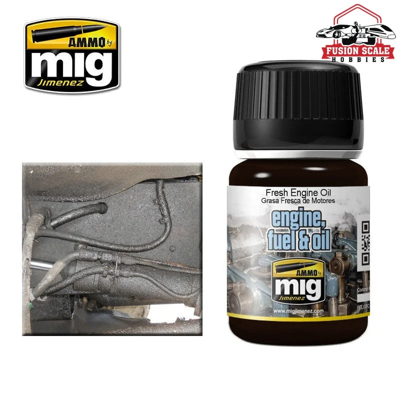 Ammo Mig Jimenez Enamel Effects Fresh Engine Oil AMIG1408
