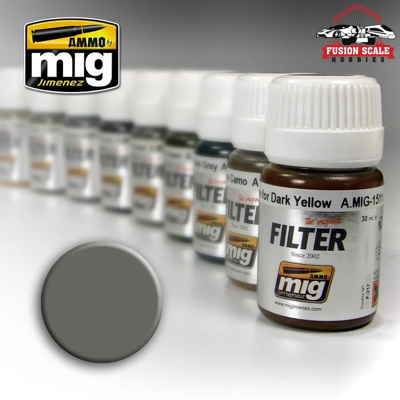 Ammo Mig Jimenez Filter Gray for White