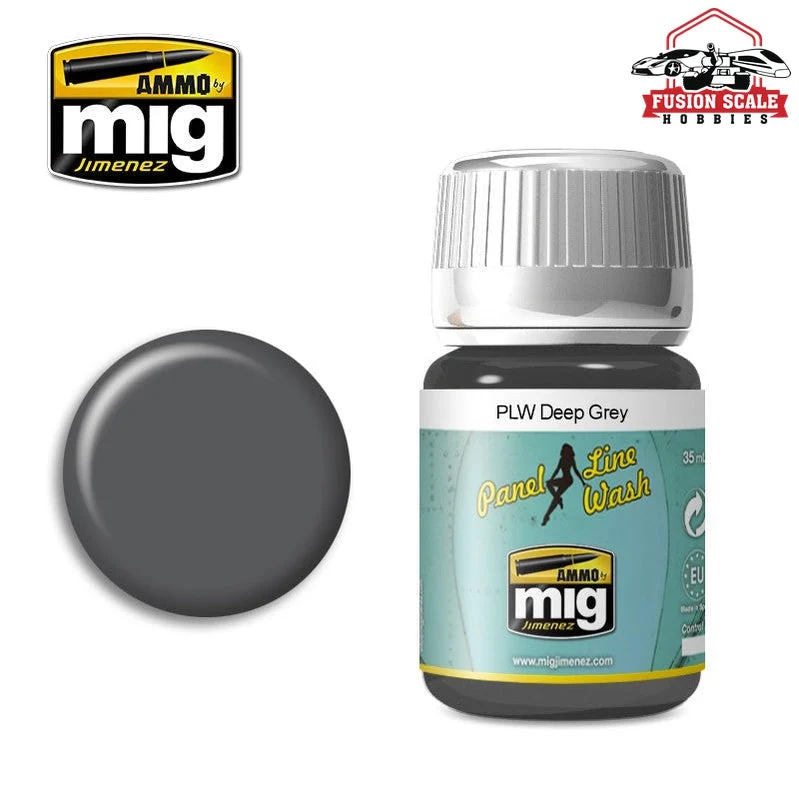 Ammo Mig Jimenez Panel Line Wash Deep Gray