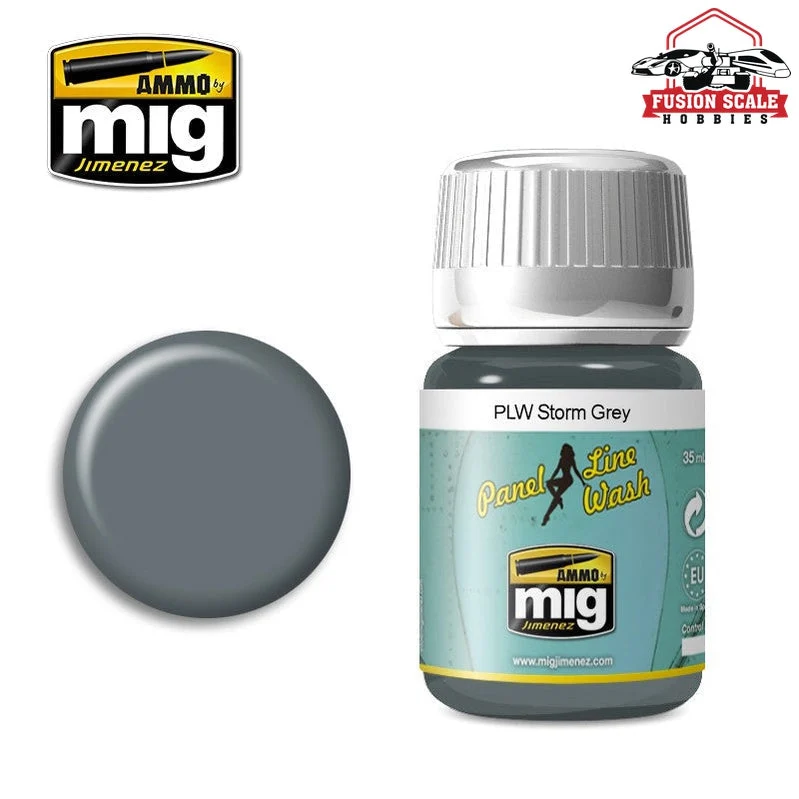 Ammo Mig Jimenez Panel Line Wash Storm Grey