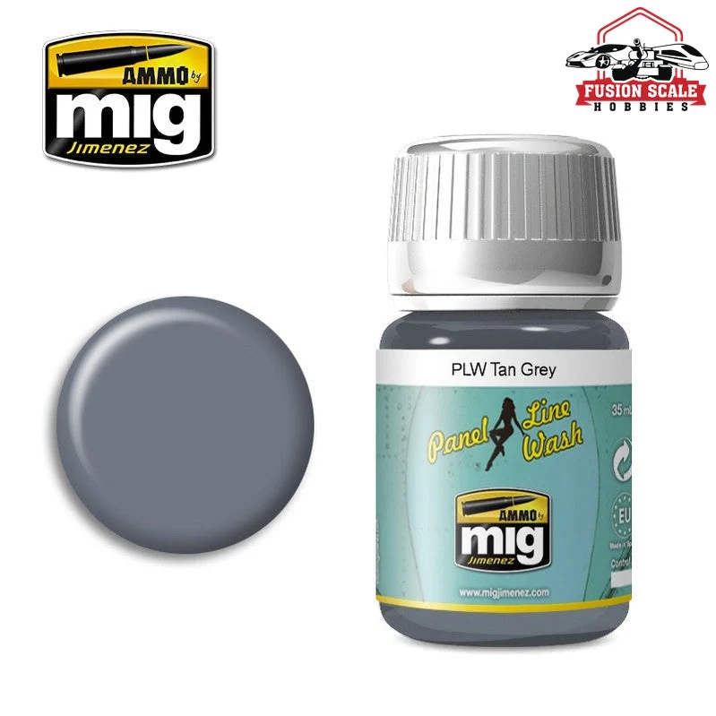 Ammo Mig Jimenez Panel Line Wash Tan Grey