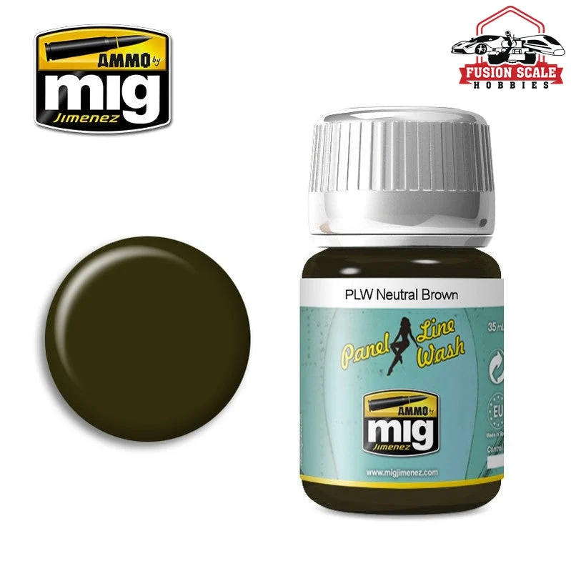 Ammo Mig Jimenez Panel Line Wash Neutral Brown