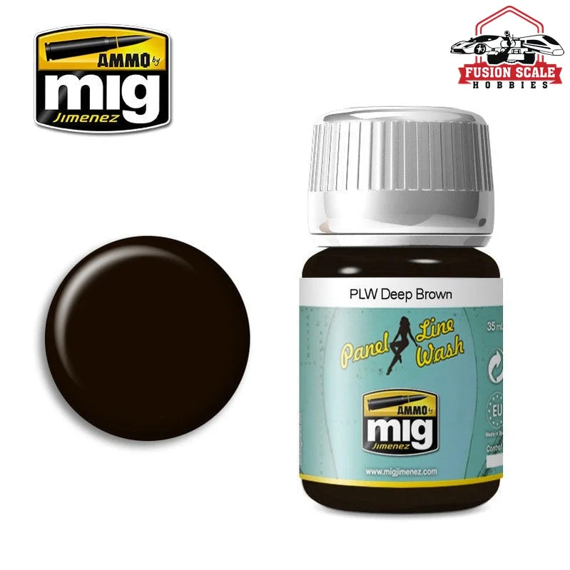 Ammo Mig Jimenez Panel Line Wash Deep Brown