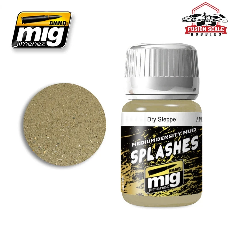 Ammo Mig Jimenez Enamel Splash Medium Mud Texture Dry Steppe