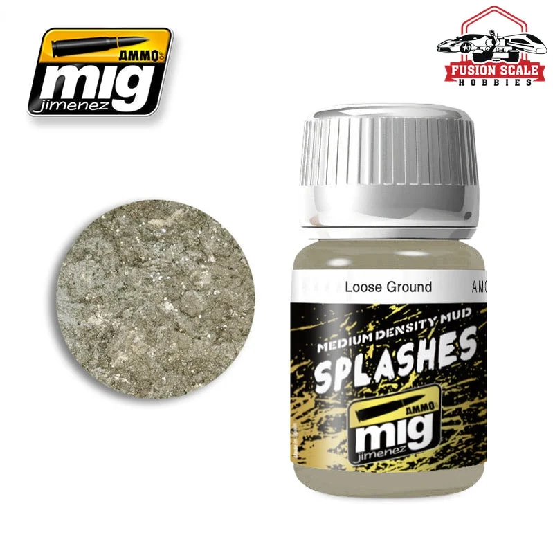 Ammo Mig Jimenez Enamel Splash Medium Mud Texture Loose Ground