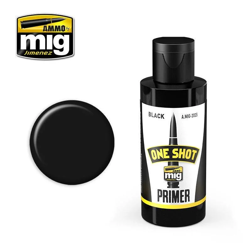 Ammo by Mig One Shot Primer Black 60ml - Ammo Mig Jimenez