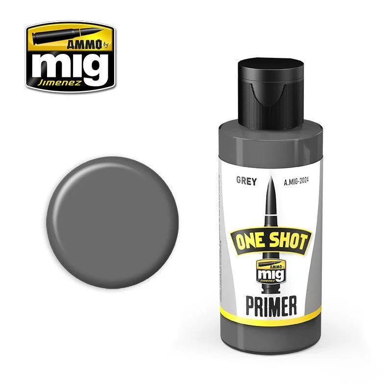 Ammo by Mig One Shot Primer Grey 60ml - Ammo Mig Jimenez