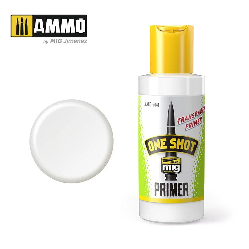 Ammo by Mig One Shot Primer Transparent Primer 60ml - Ammo Mig Jimenez