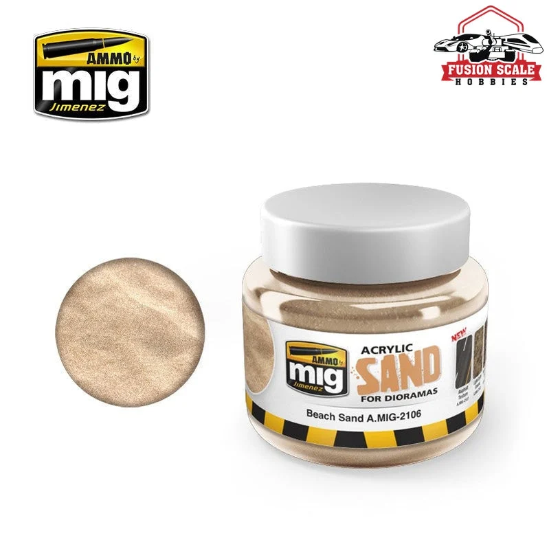 Ammo Mig Jimenez Sand Ground Acrylic Texture 250ml Jar AMIG2106